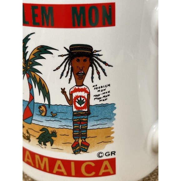 RARE Vintage Beavis and Butt-head Coffee Tea Mug Cup Jamaica Rastafarian Y2K - Picture 3 of 10